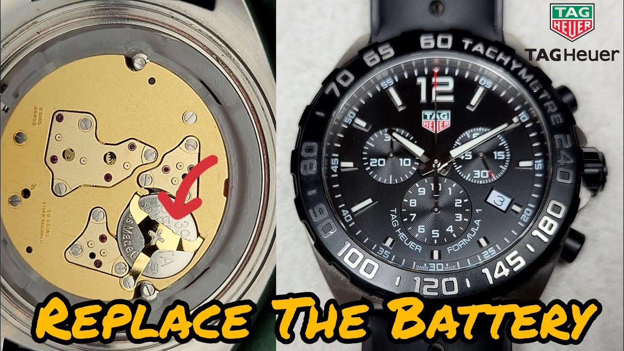 Tag Heuer Formula 1 Chronograph Replace The Battery