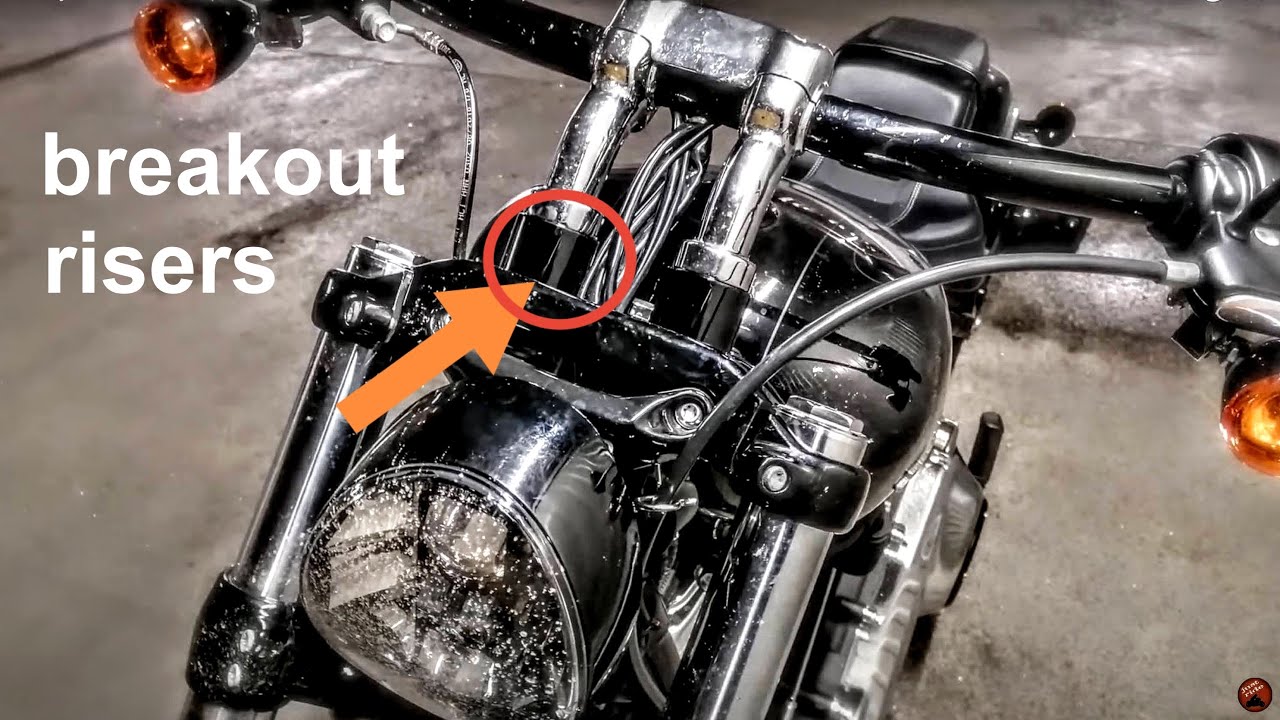 Harley Breakout - riser extensions (see description)