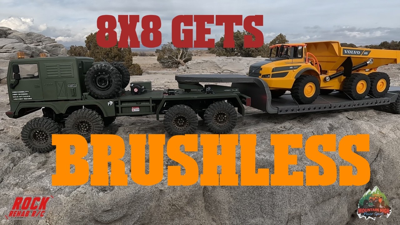 Hobby plus terranaut 8x8 gets brushless