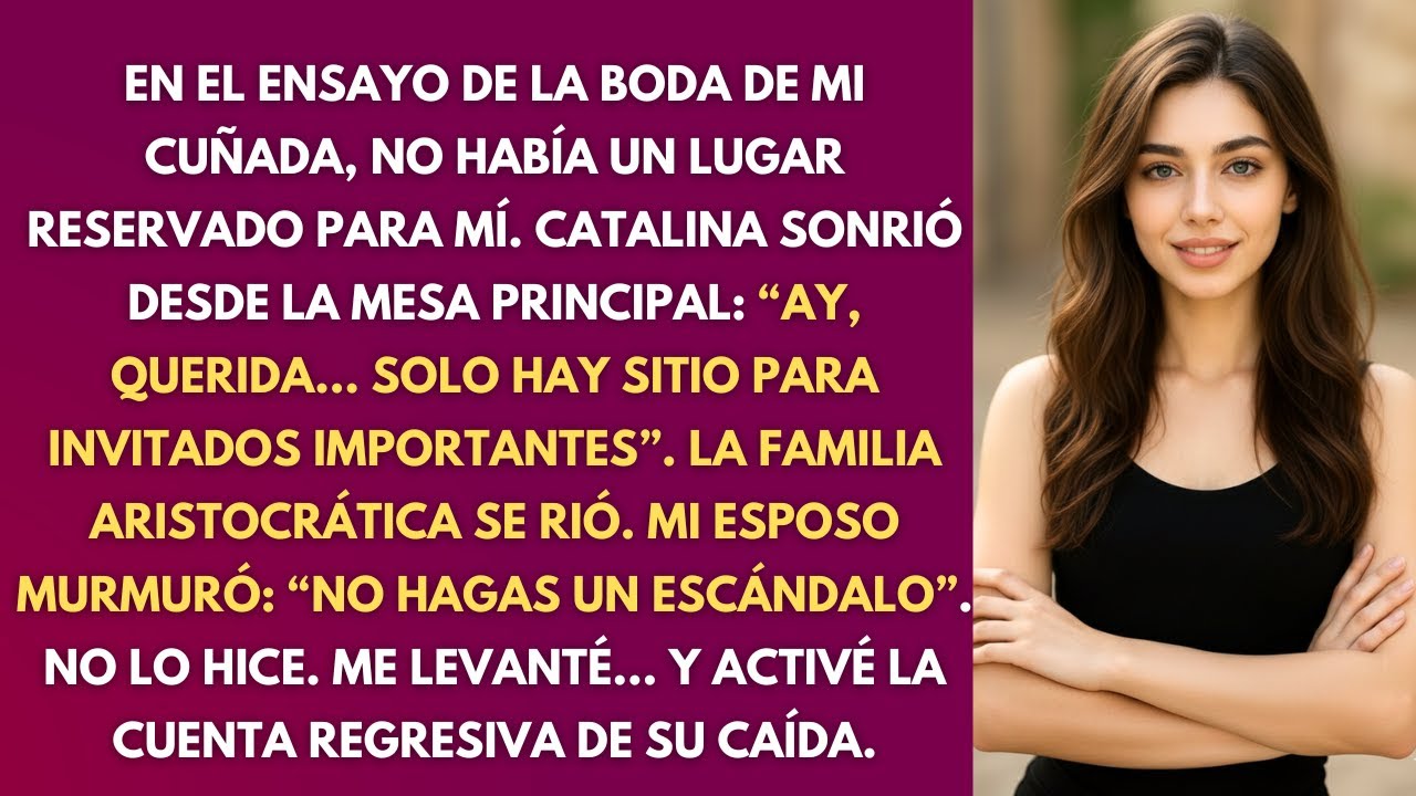 Me Humillaron En El Ensayo De La Boda… Y Ese Mismo Día Inicié Su Caída Silenciosa