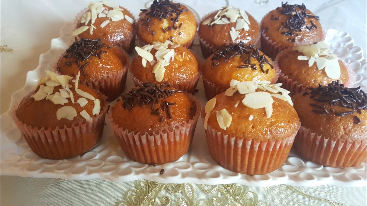 مادلين او كاب كيك بالبرتقال ببيضة واحدة فقط !!