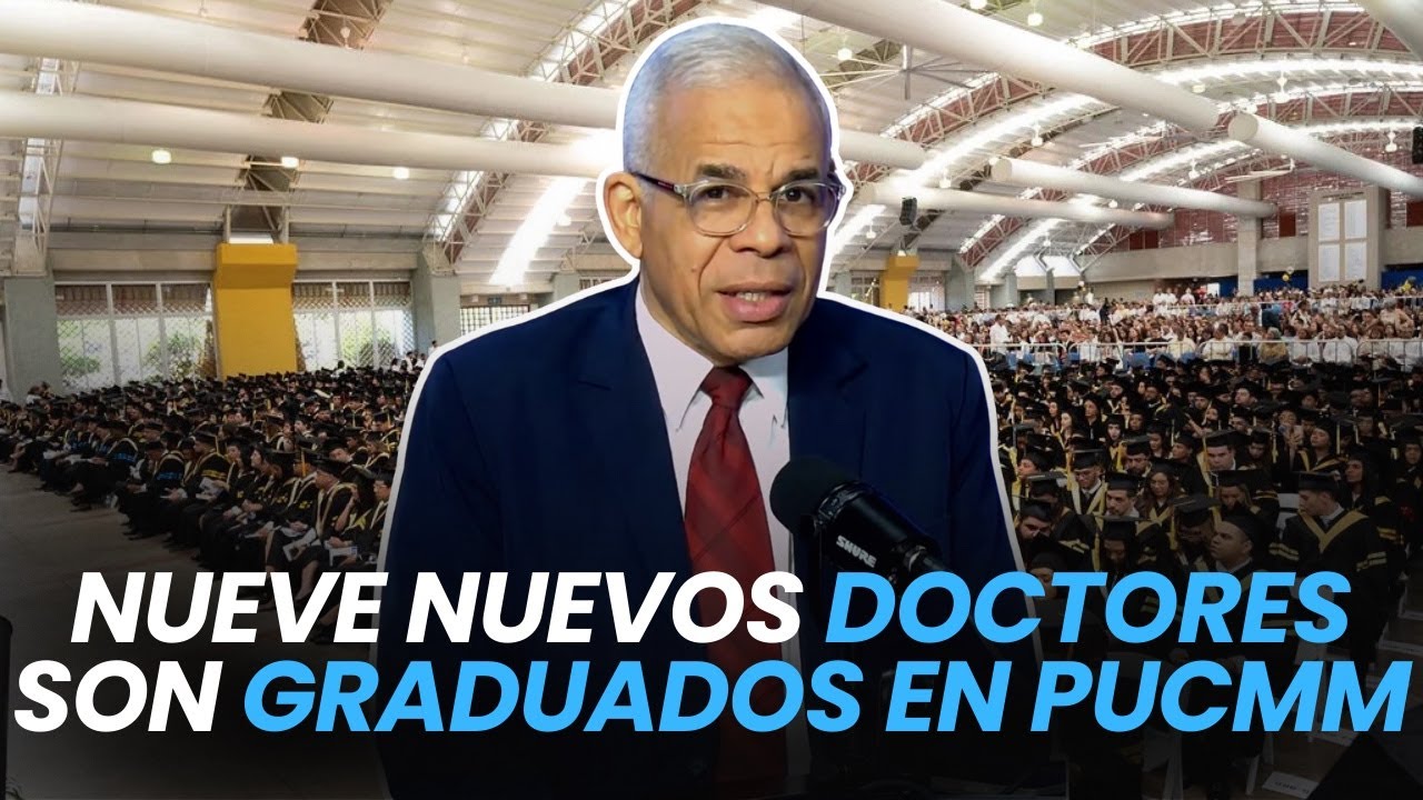 Nueve nuevos doctores son graduados en PUCMM