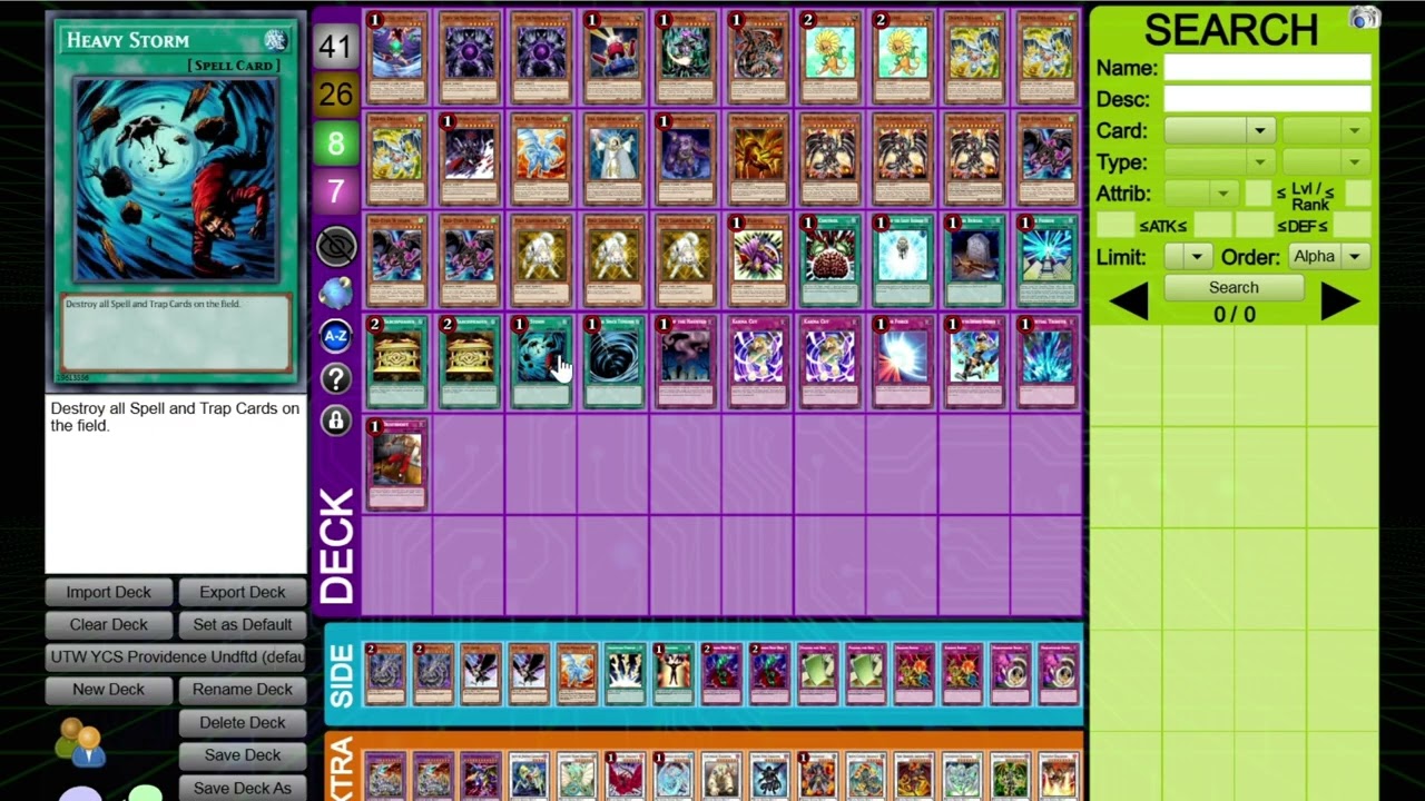 UTW Top 8 Undefeated DEI Dragon's Deck Profile