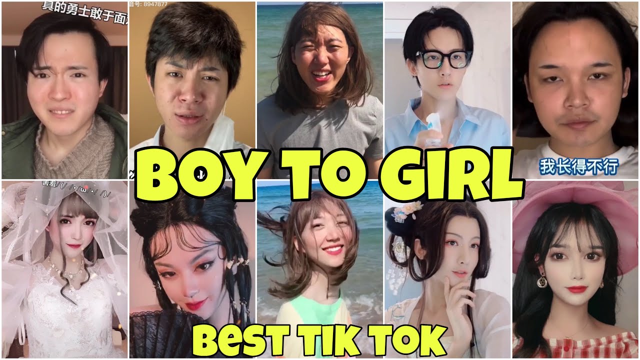 boy to girl｜ male to female mekup transformation || China crossdresser （tik tok) mast 2020#1😍