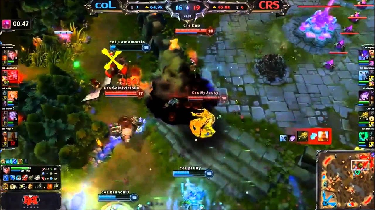 Crs Cop Pentakill vs compLexity Gaming I LCS NA League of Legends