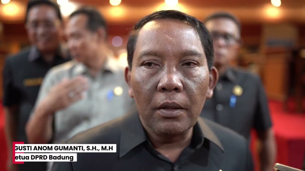 RAPAT PARIPURNA PENYAMPAIAN PANDANGAN UMUM FRAKSI DPRD KABUPATEN BADUNG