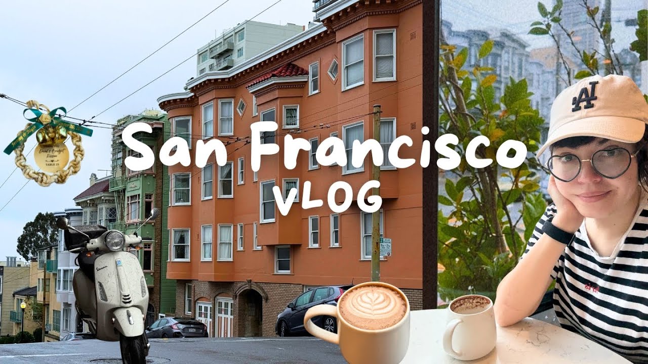 San Francisco Vlog: cozy vibes, crossing the golden gate & finding chill things to do | pt. 3