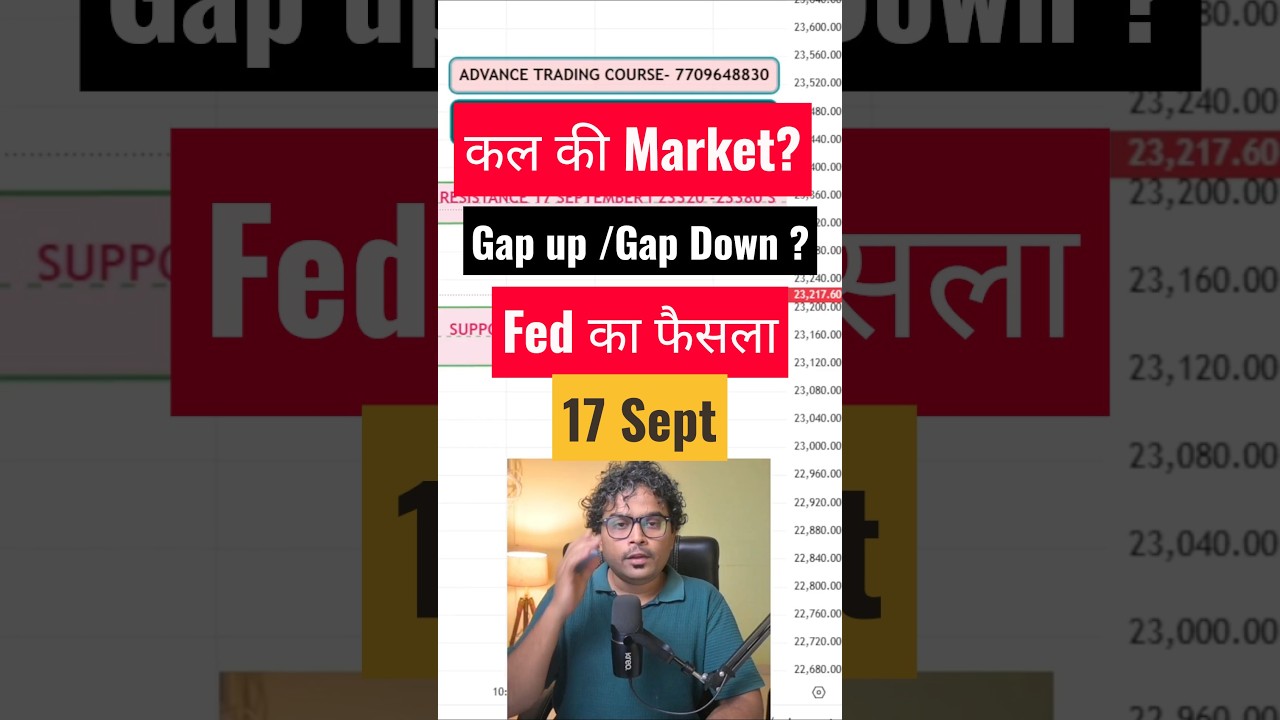 Nifty Prediction & Sensex Analysis for Tomorrow & market news | Thursday Market  | fed meeting📈🚀