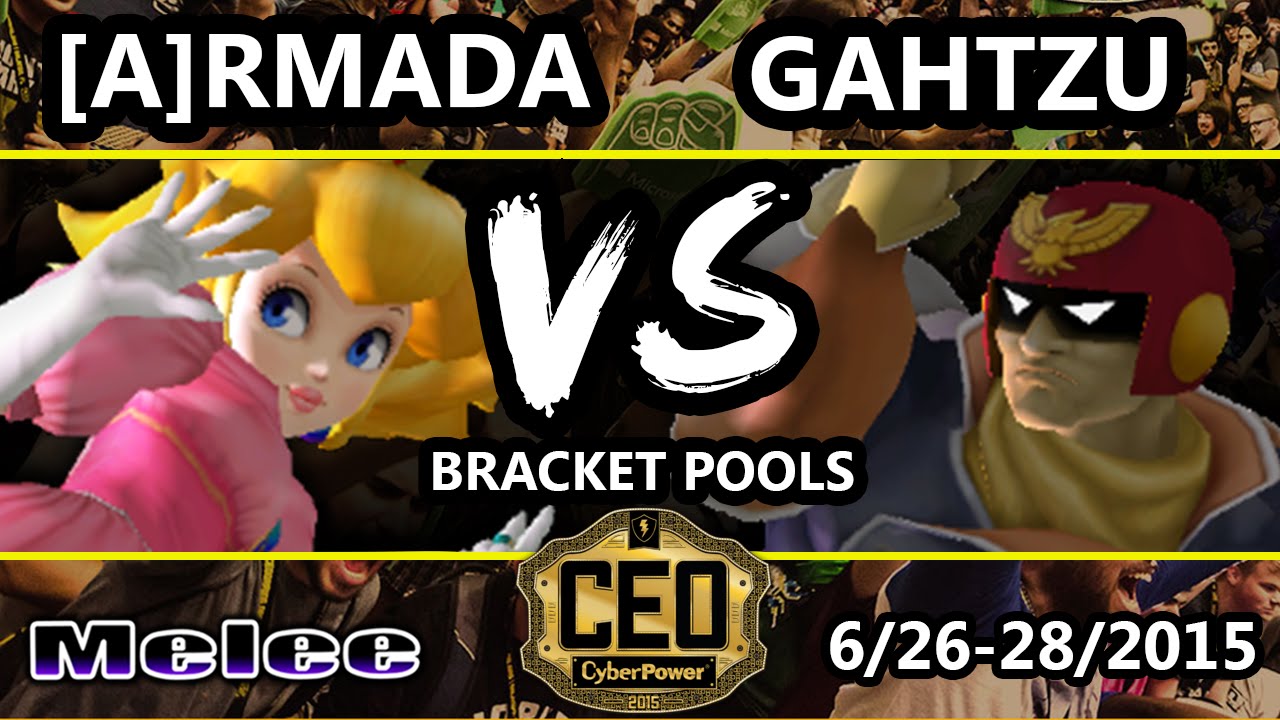 CEO 2015 - [A] Armada (Peach) Vs. Gahtzu (Captain Falcon) SSBM Bracket Pools WF - Smash Melee
