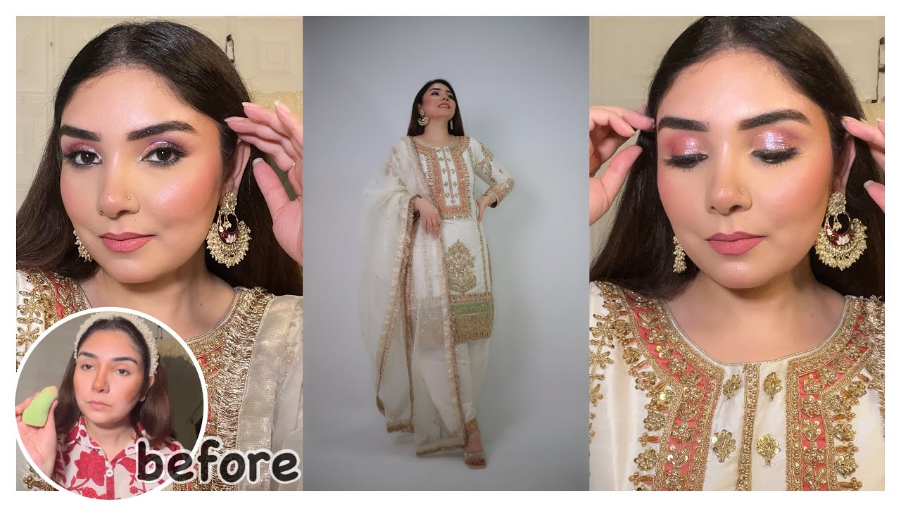Try This Technique Before Foundation For Flawless Makeup Base || Step By Step Party Makeup
