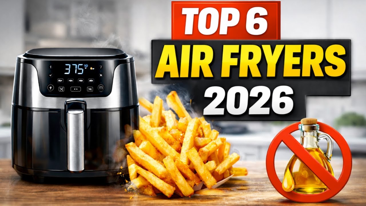 Best Air Fryers 2026 ✅ Top 6 Oil-Free & Healthy Cooking Air Fryer Reviews