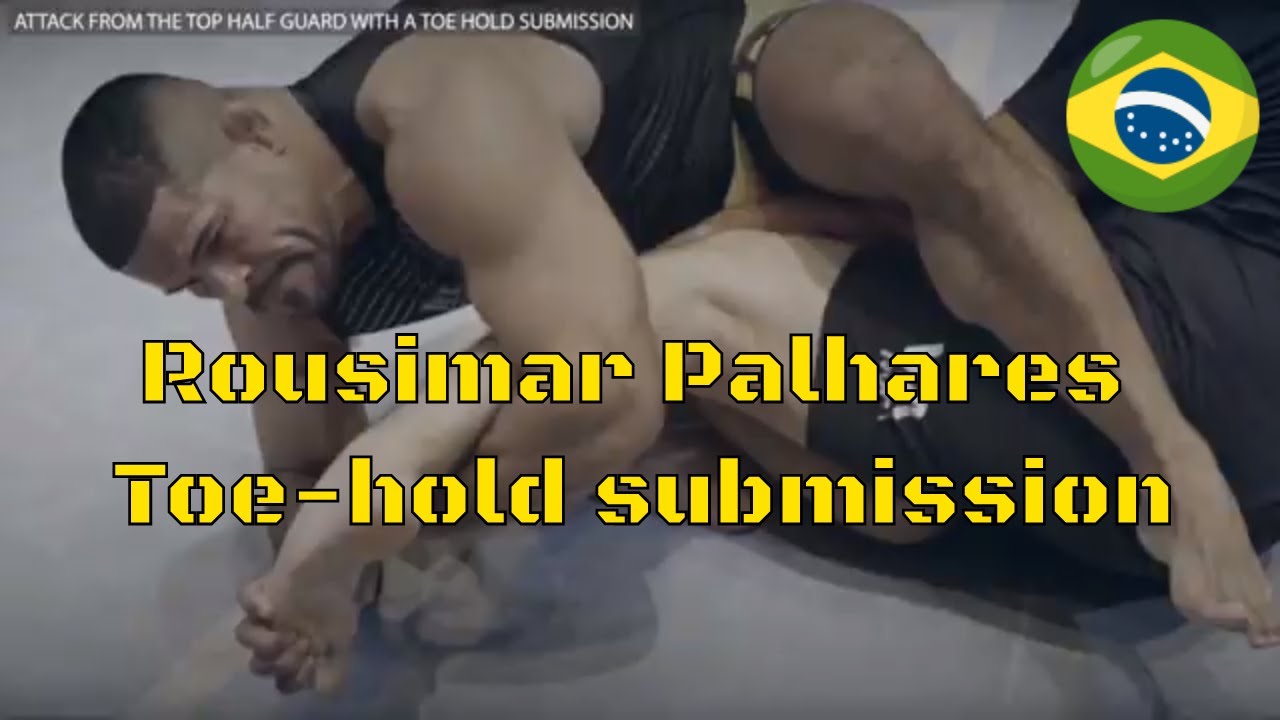 Toe Hold from Top Half Guard 🔥 Rousimar Palhares Shows a FAST Toe Hold from Top Half Guard
