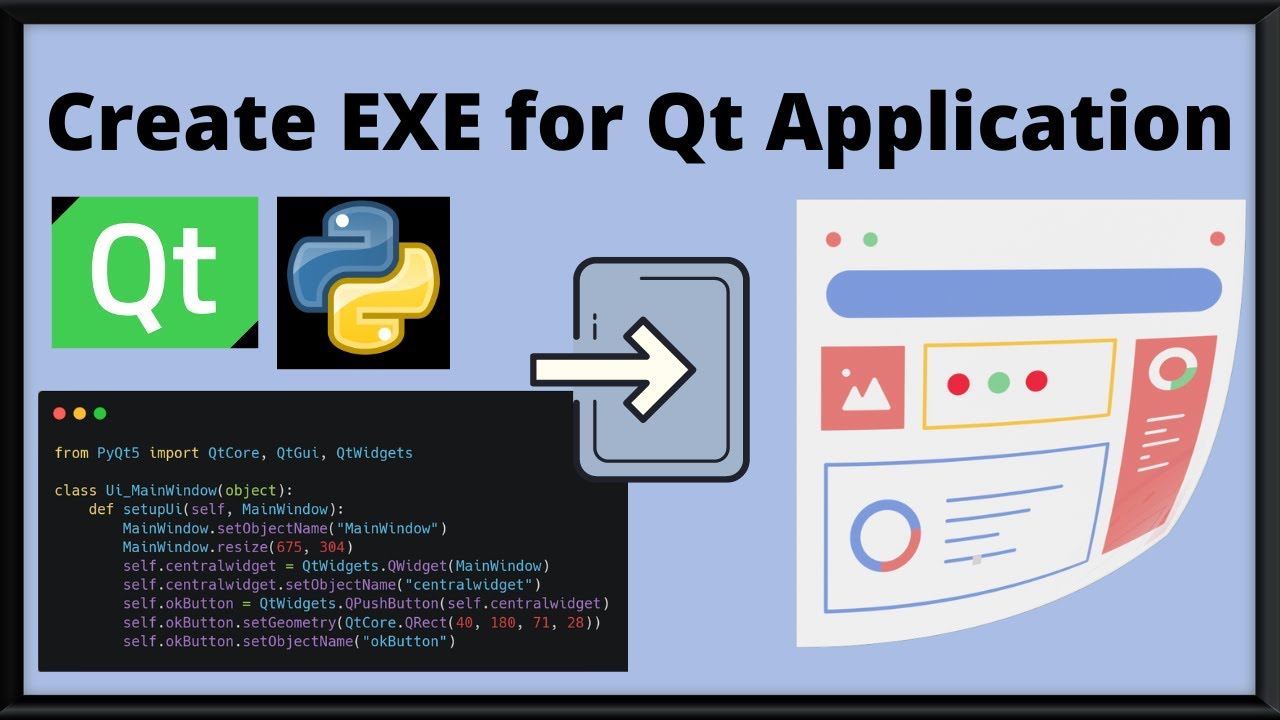 Deploy Qt Application | Create EXE file for your Application in Windows