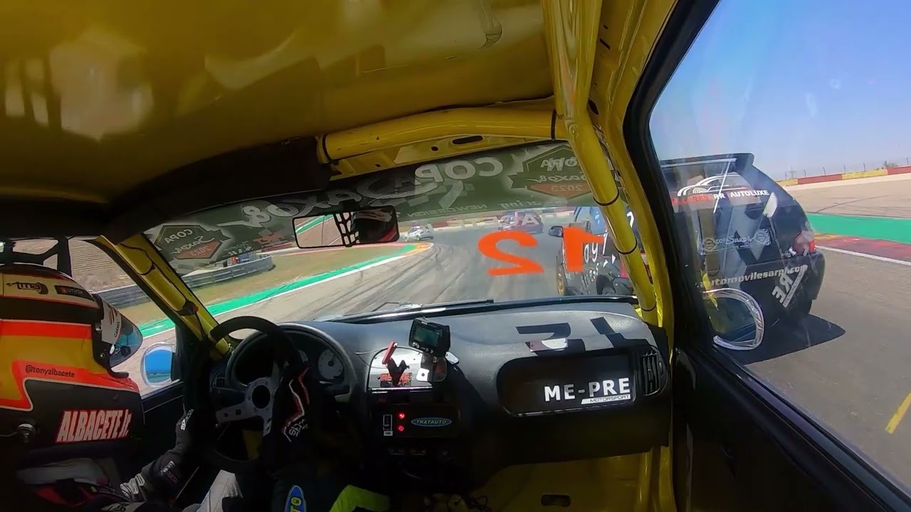 P27 a P3. A.Albacete. Carrera 1 Motorland Aragón Copa Saxo 2023