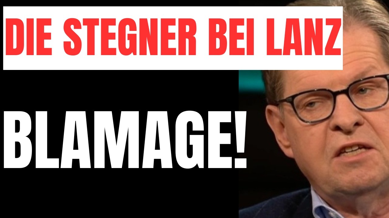 BEI LANZ rutscht STEGNER die WAHRHEIT raus! Dann wurde es PEINLICH!