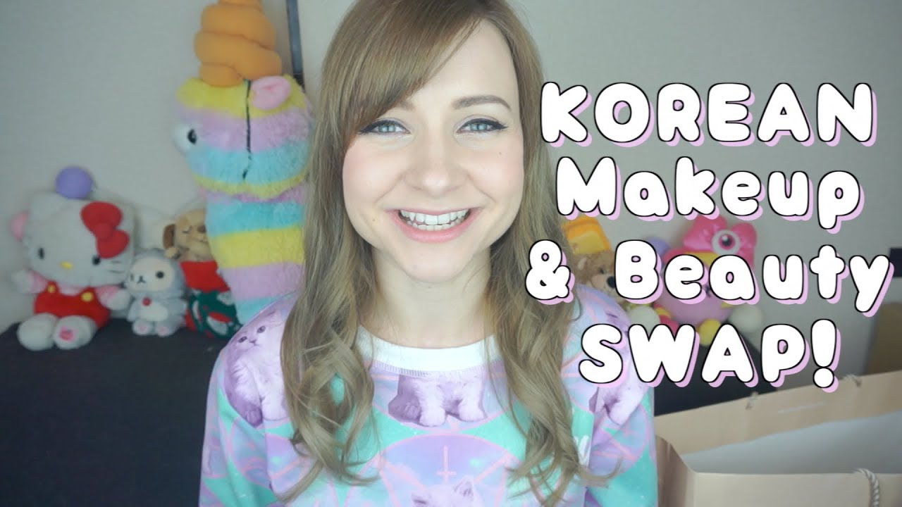 ✖ Korean Makeup & Beauty Swap with BiiBiiBeauty ✖