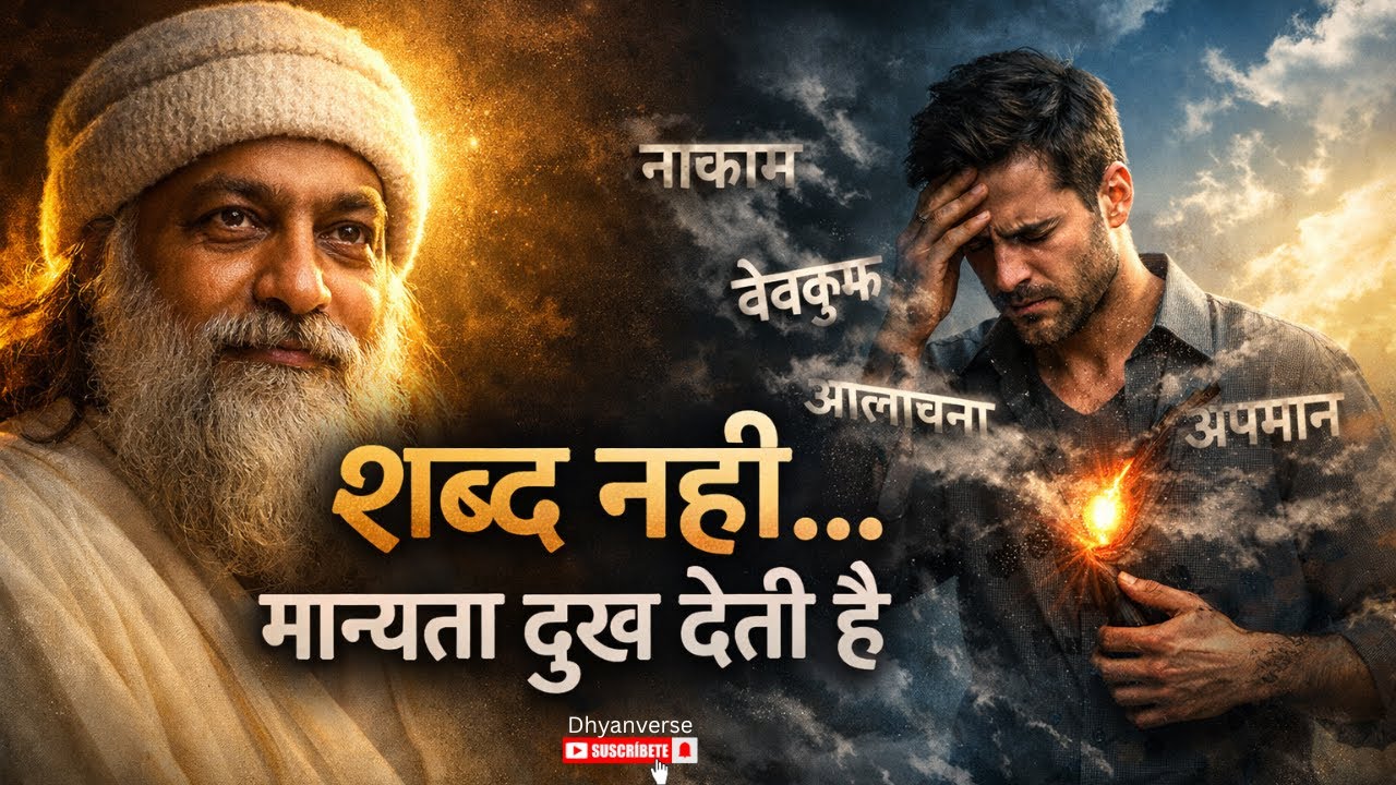 ओशो कहते हैं: दूसरों की बातें तुम्हें दुख नहीं देतीं, यह सत्य समझ लो | osho hindi pravachan