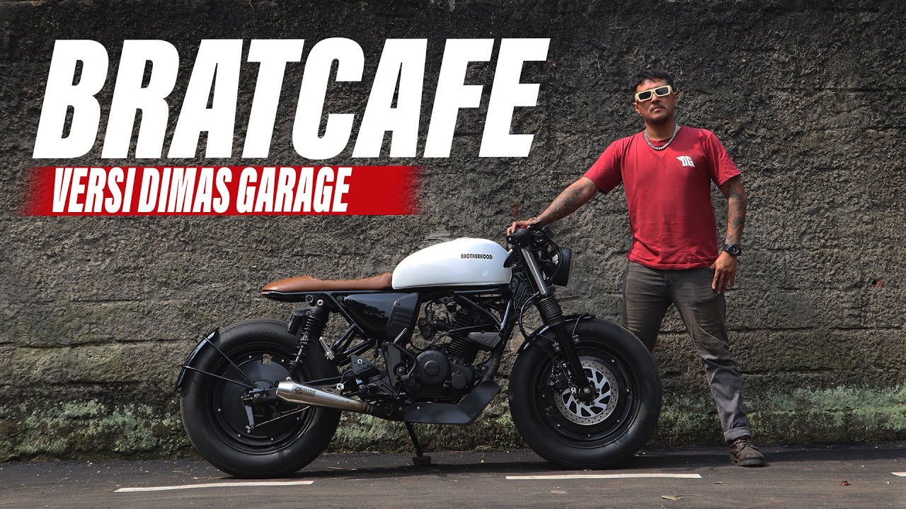 CUSTOM BRATCAFE basic byson !! EMANG BISA? #dimasgarage