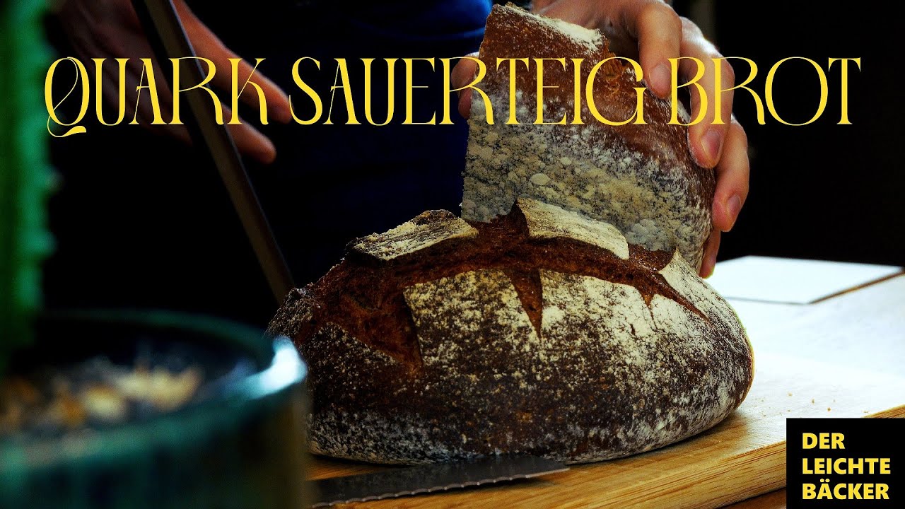Ein unvergleichliches Quarkbrot mit Sauerteig gebacken, das wirst du lieben!