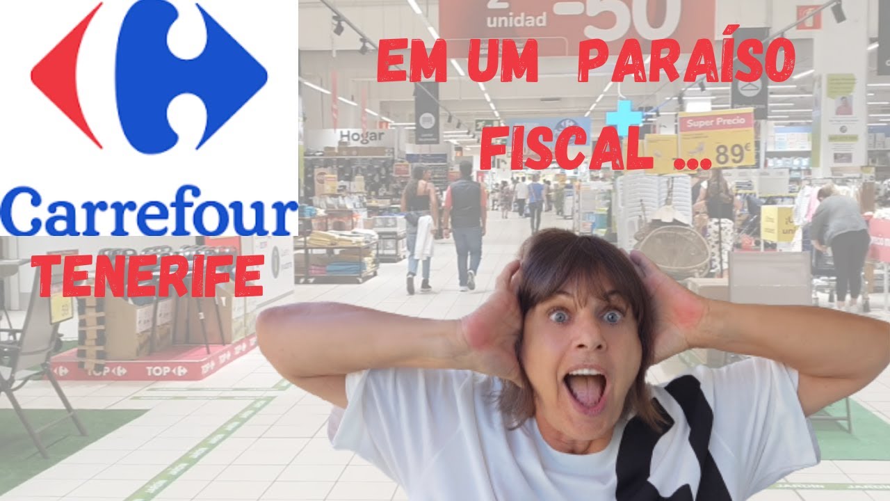 Carrefour Tenerife, isso é um  paraísooooo!!!!!