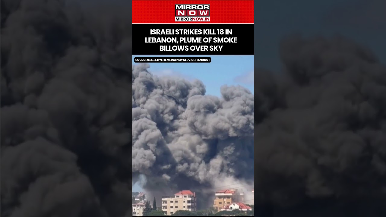Israeli Airstrikes Kill 18 In Southern Lebanon, War Continues Despite US-ran Peace Deal #shorts