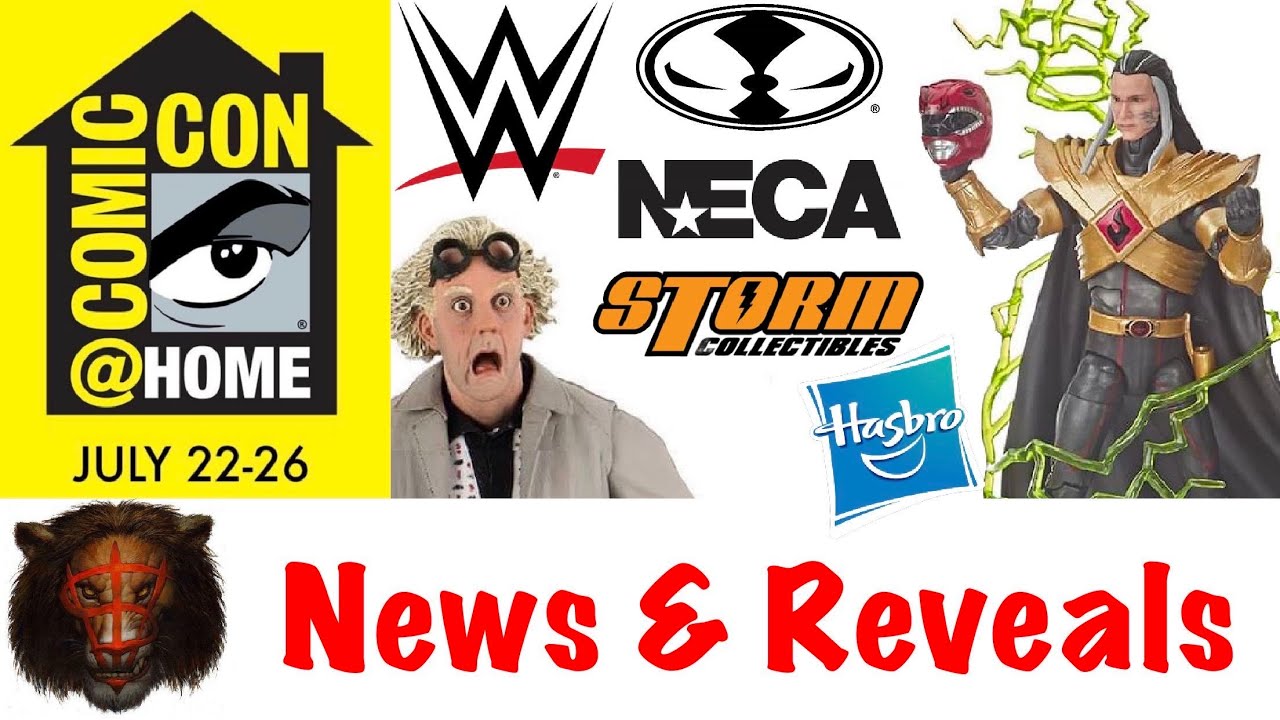 Comic-Con At Home Action Figure New & Reveals!
