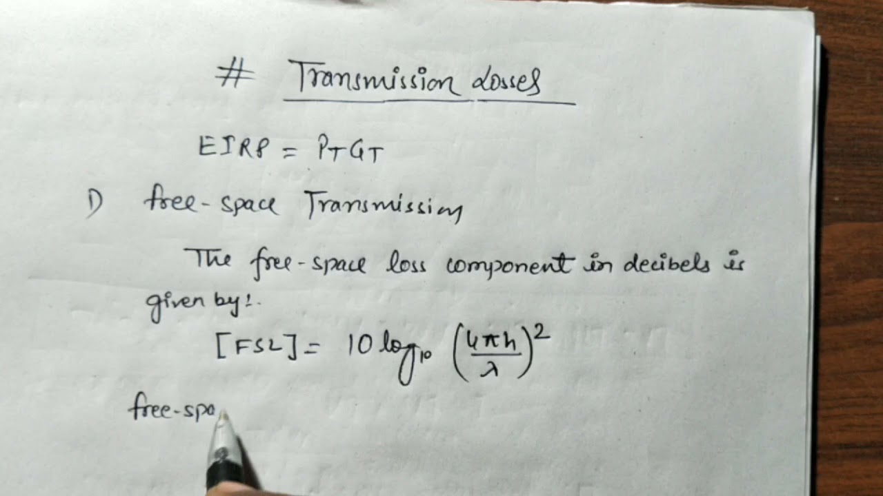 Transmission losses