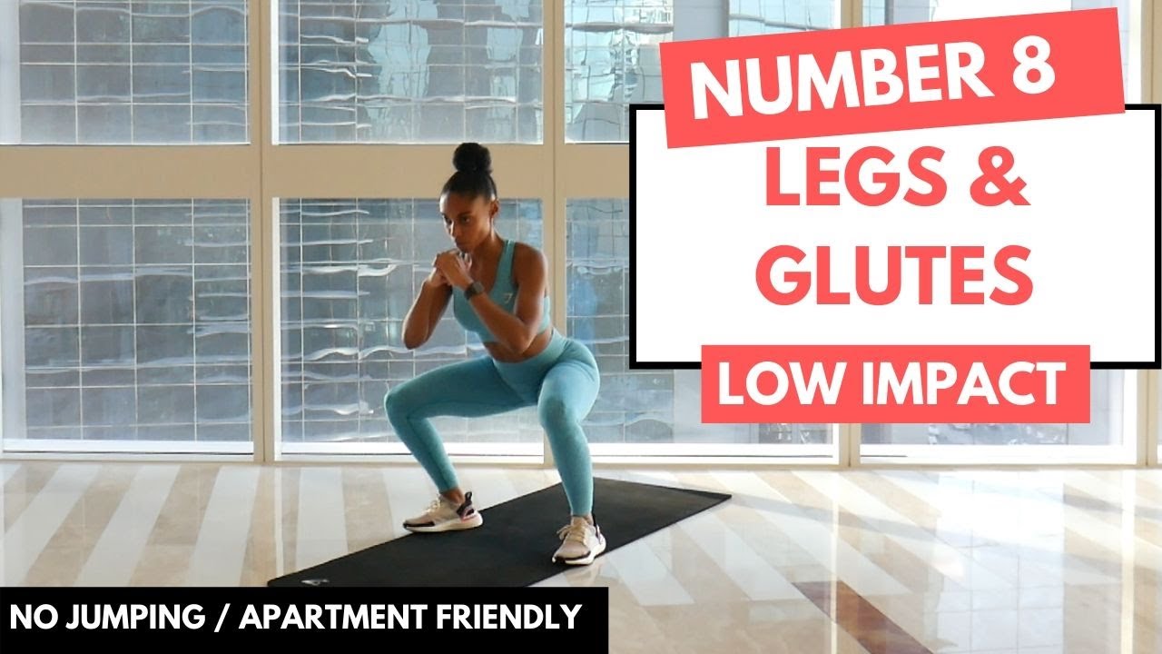 NO JUMPING - LOW IMPACT LEG WORKOUT | Legs & Glutes No.8