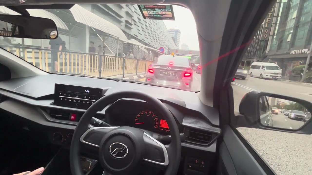 {VLOG} POV Drive After Work ~ Perodua Axia 1.0 