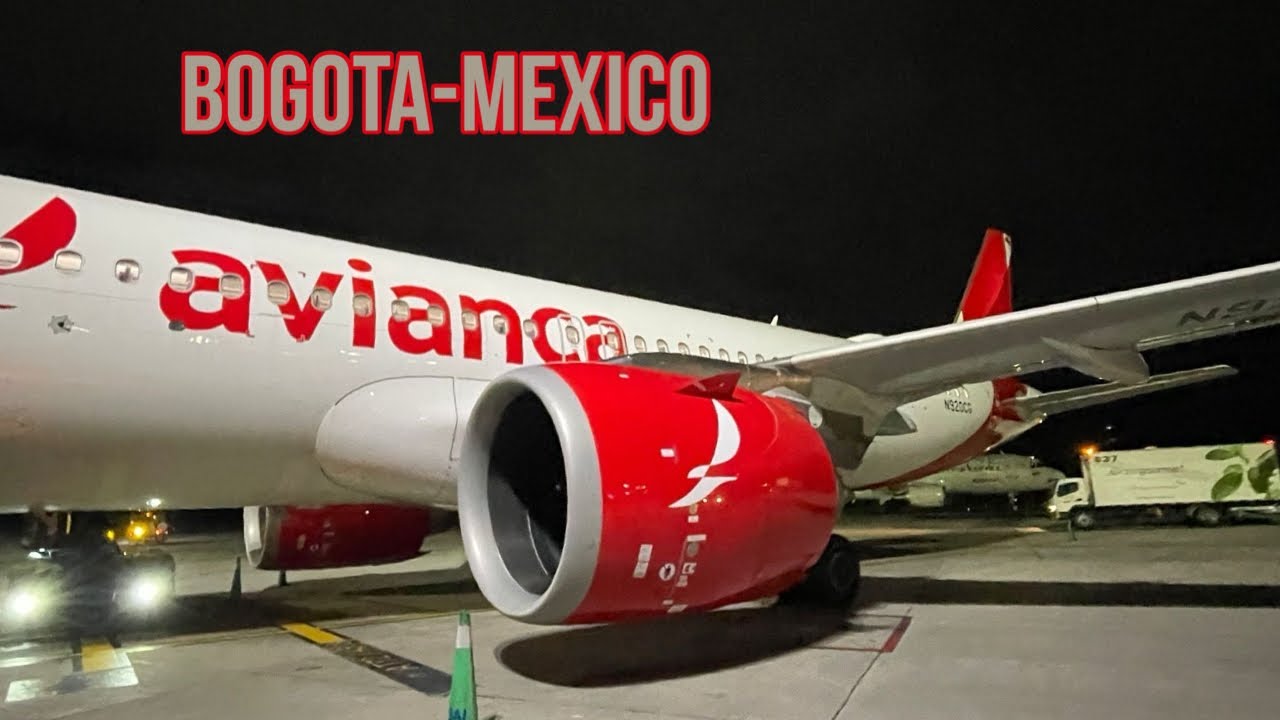 Avianca a320 Bogota-Mexico
