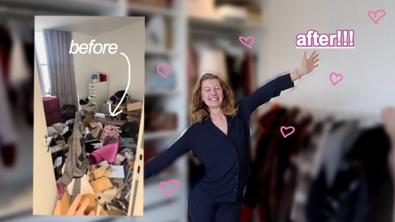 transforming my depression pit into a walk in wardrobe