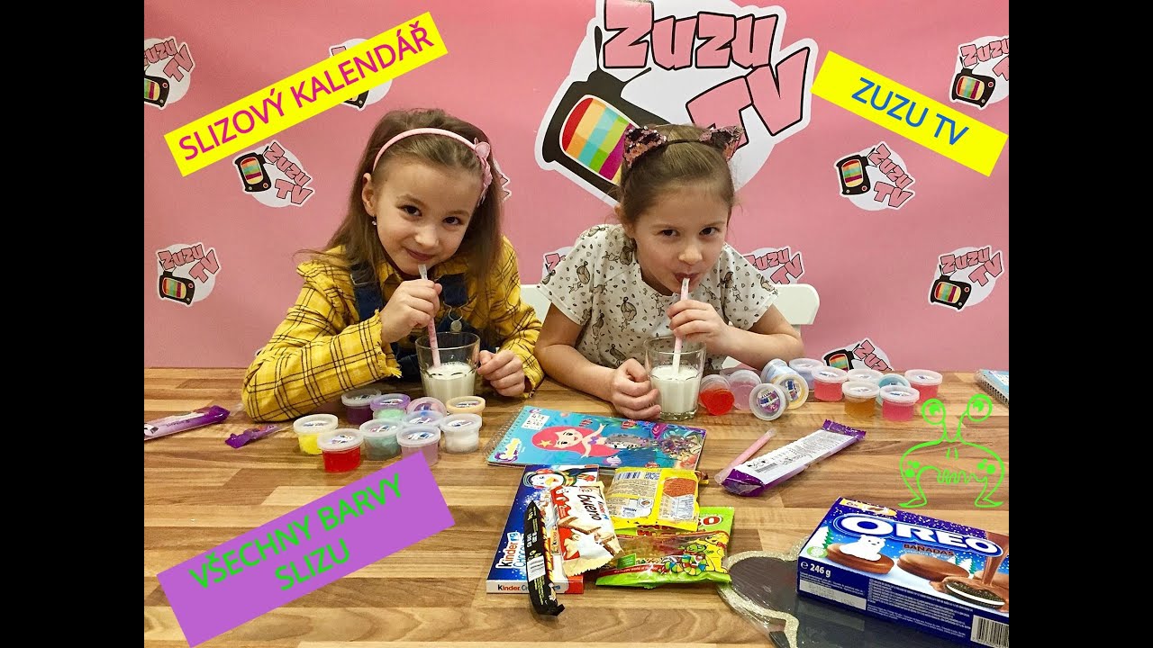 SLIZOVÝ KALENDÁŘ - ROZBALUJEME VŠECHNY BARVY SLIZU!!!