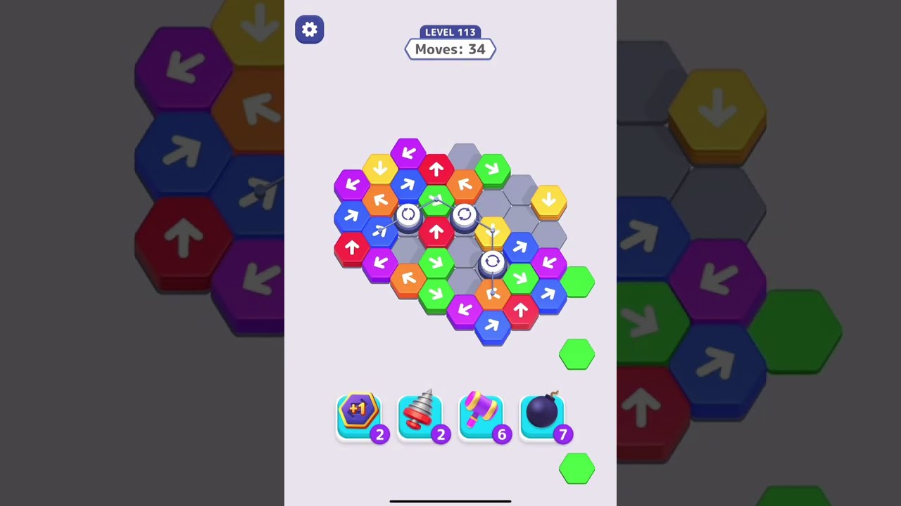 Hexa Away *updated 11/20/2025* Level 111-112-113-114-115-116-117-118-119-120