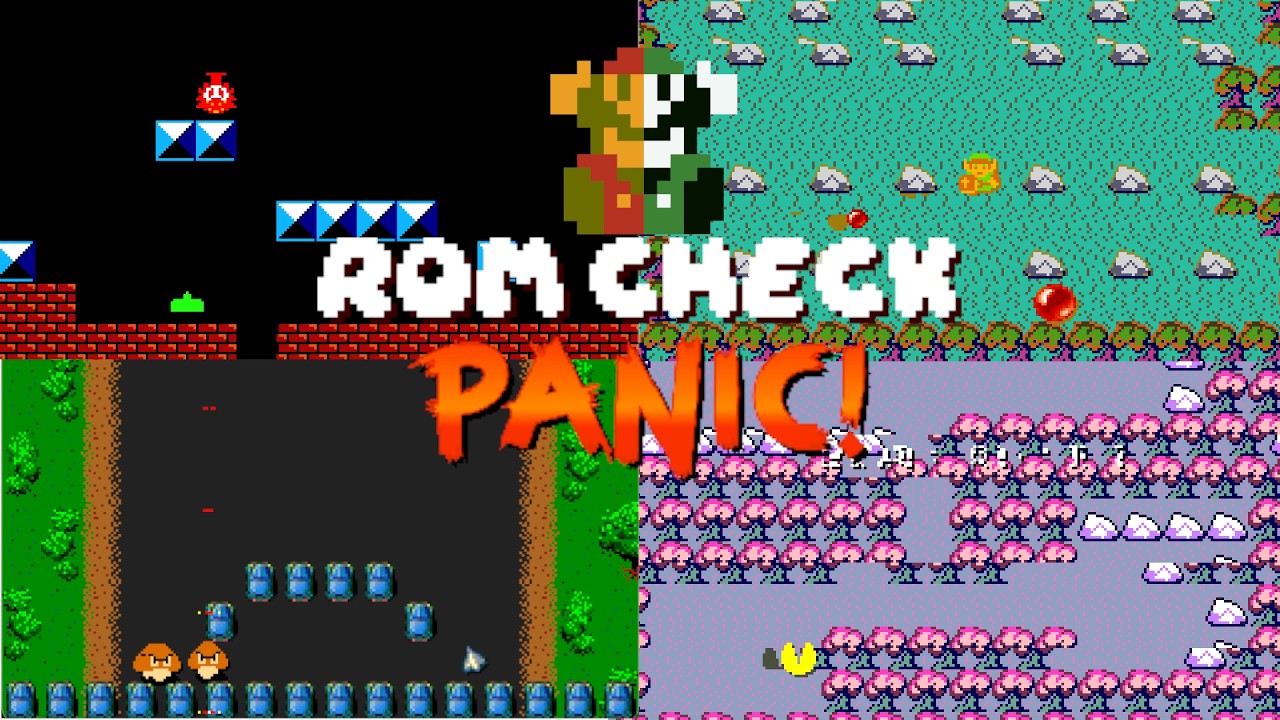 Rom Check Panic! Gameplay I Oh No This Arcade Got Corrupted! I