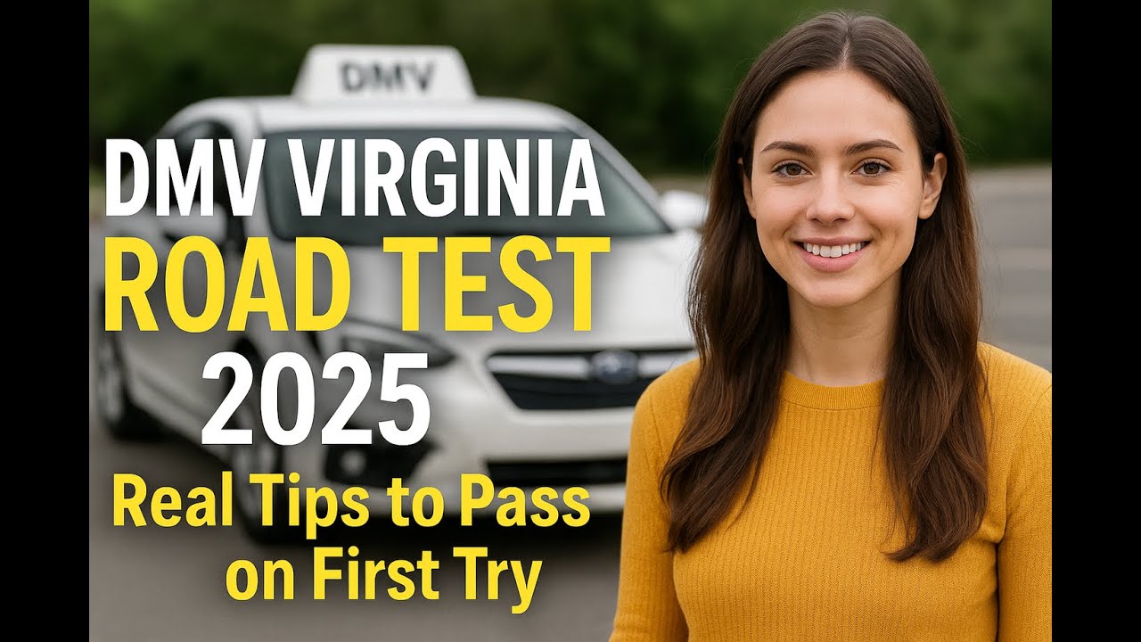 DMV Virginia Road Test 2025 &ndash; Watch This BEFORE You Take the Test!