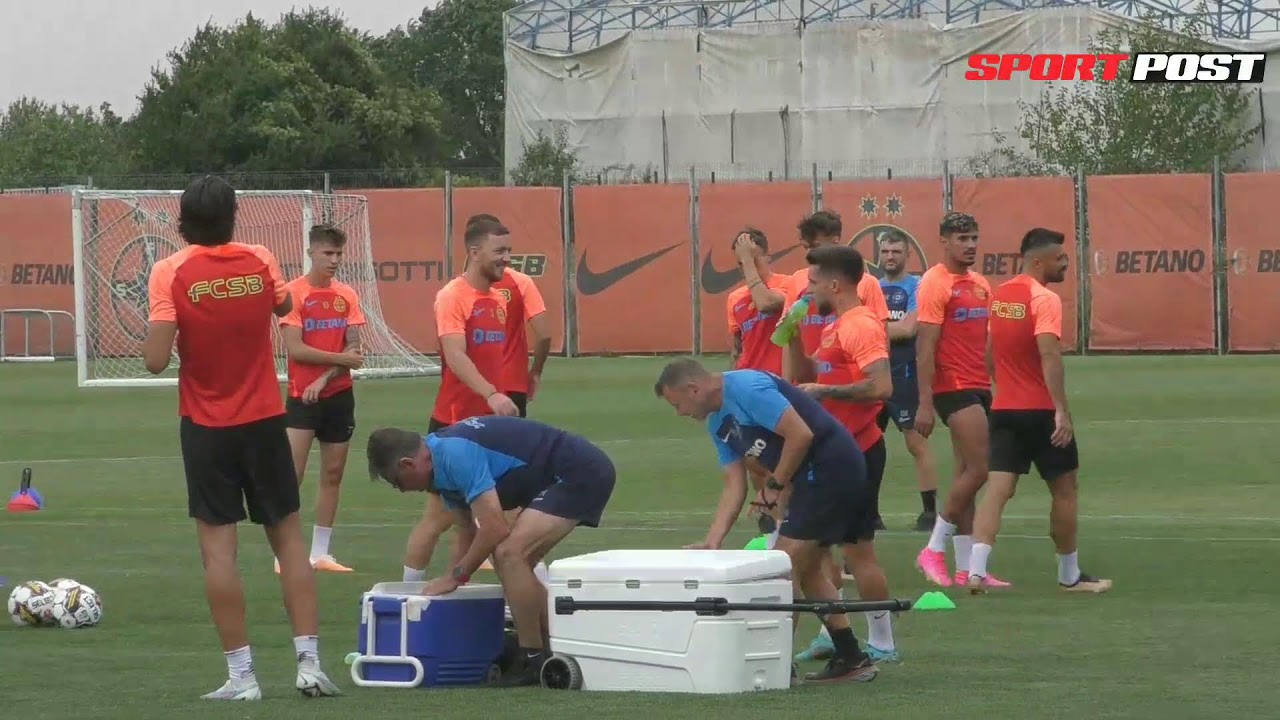 Antrenament FCSB inainte de meciul cu CSKA