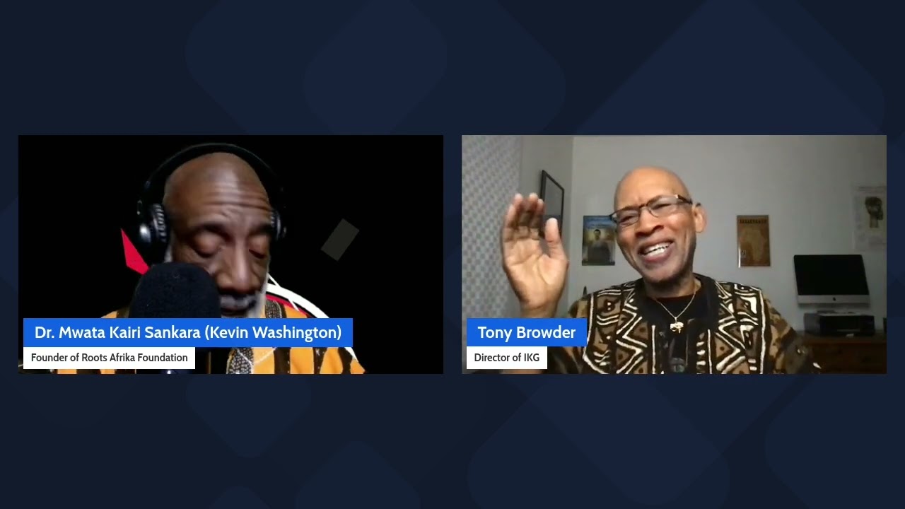 Speak Black To Me presents an interview with Anthony Browder about understanding who you are #black