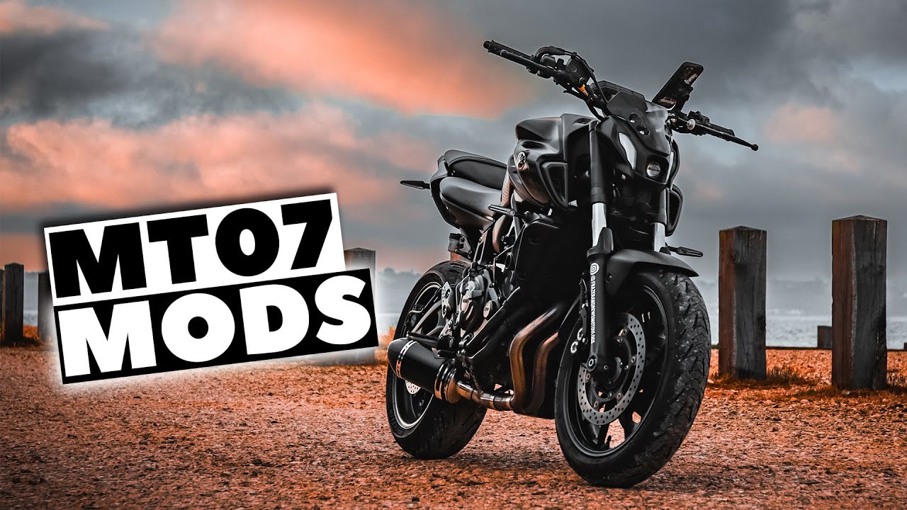 MY 2022 YAMAHA MT-07 MODIFICATIONS! #MOTOVLOG