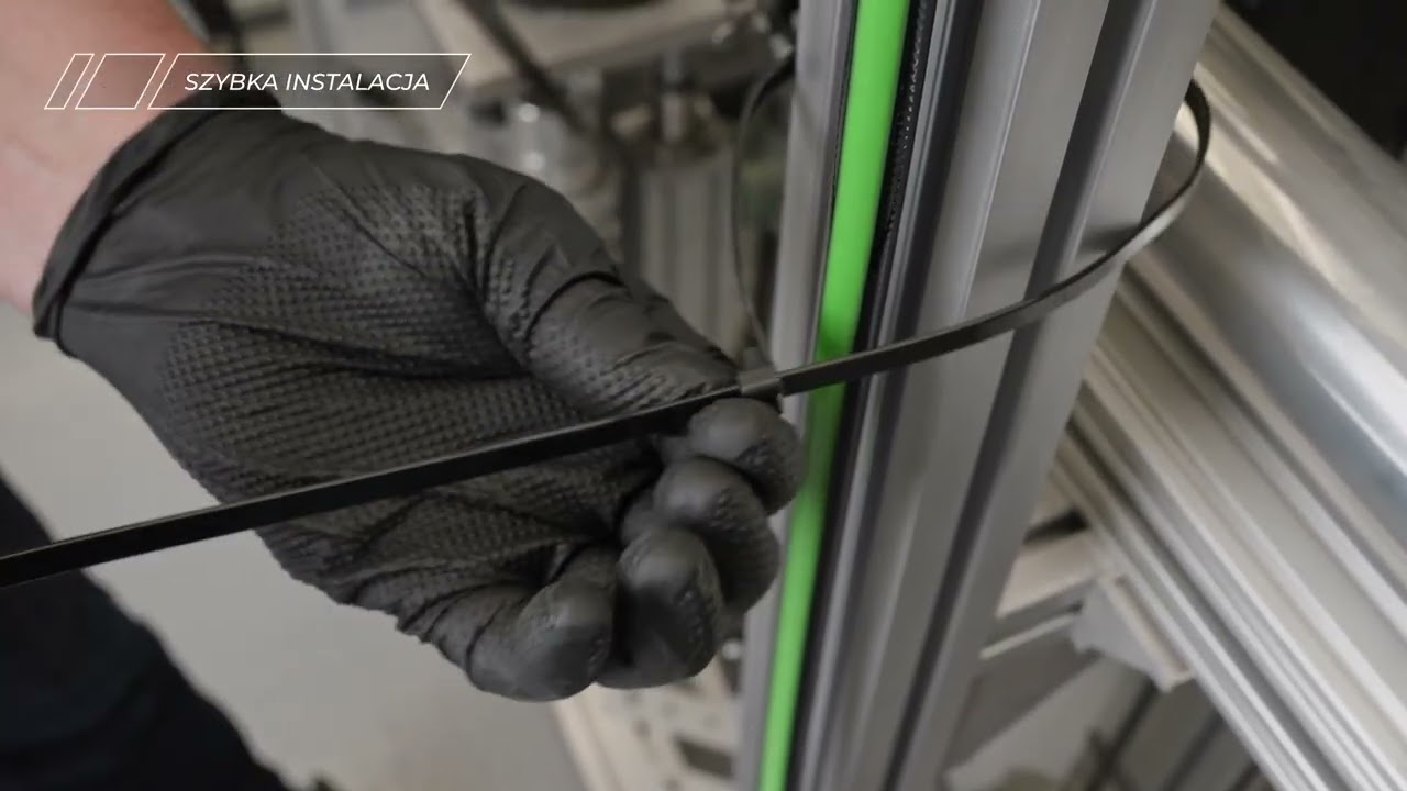 Colier cablu detașabile din nailon alb 7,6 mm, albe, STALCO PERFECT