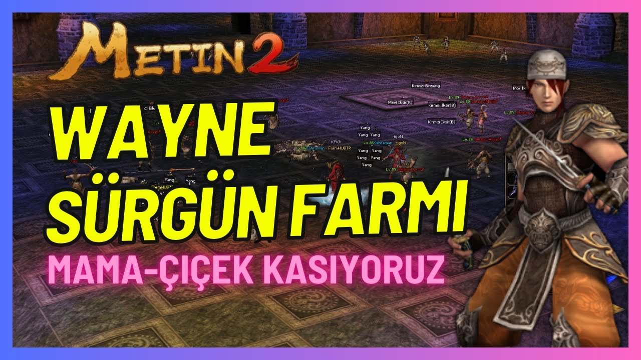 S&Uuml;RG&Uuml;NDE AFK WAYNE FARMI NASIL YAPILIR ?  #metin2  #metin2tr