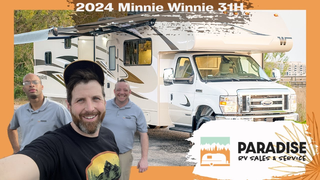 All New 2024 Winnebago Minnie Winnie 31H  Walk Through