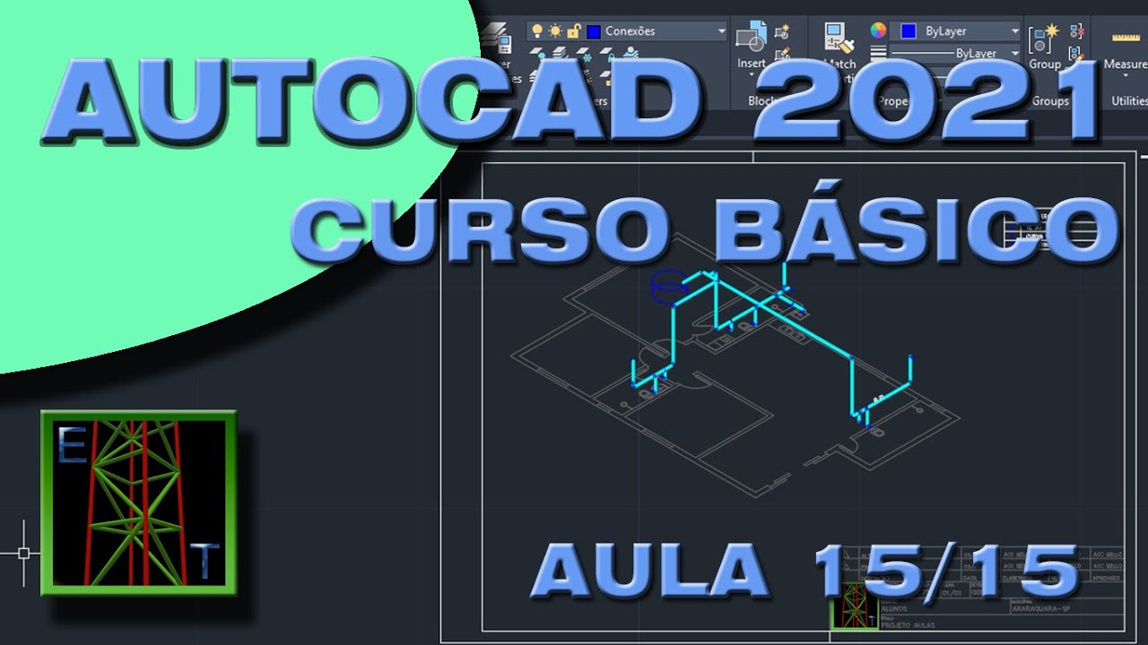 AutoCAD 2021 - Aula 15 - Plotar na escala correta e gerar PDF