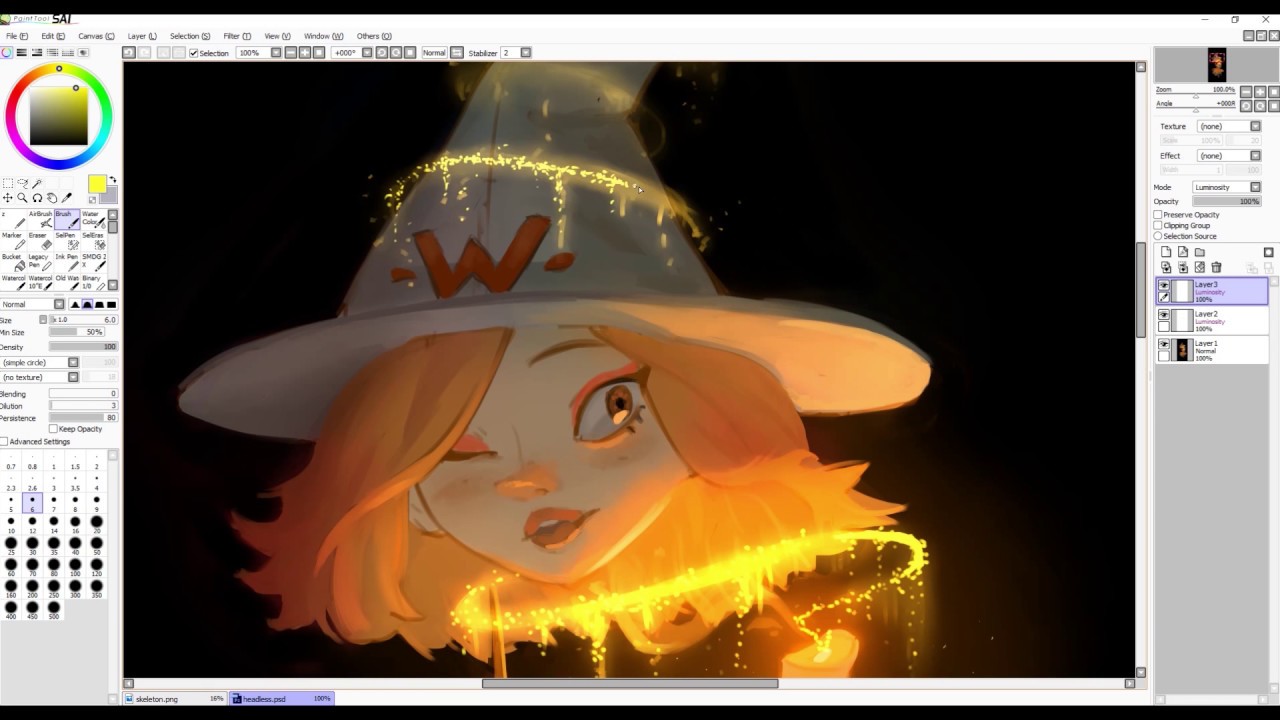 Speedpaint (Paint Tool SAI) Нeadless