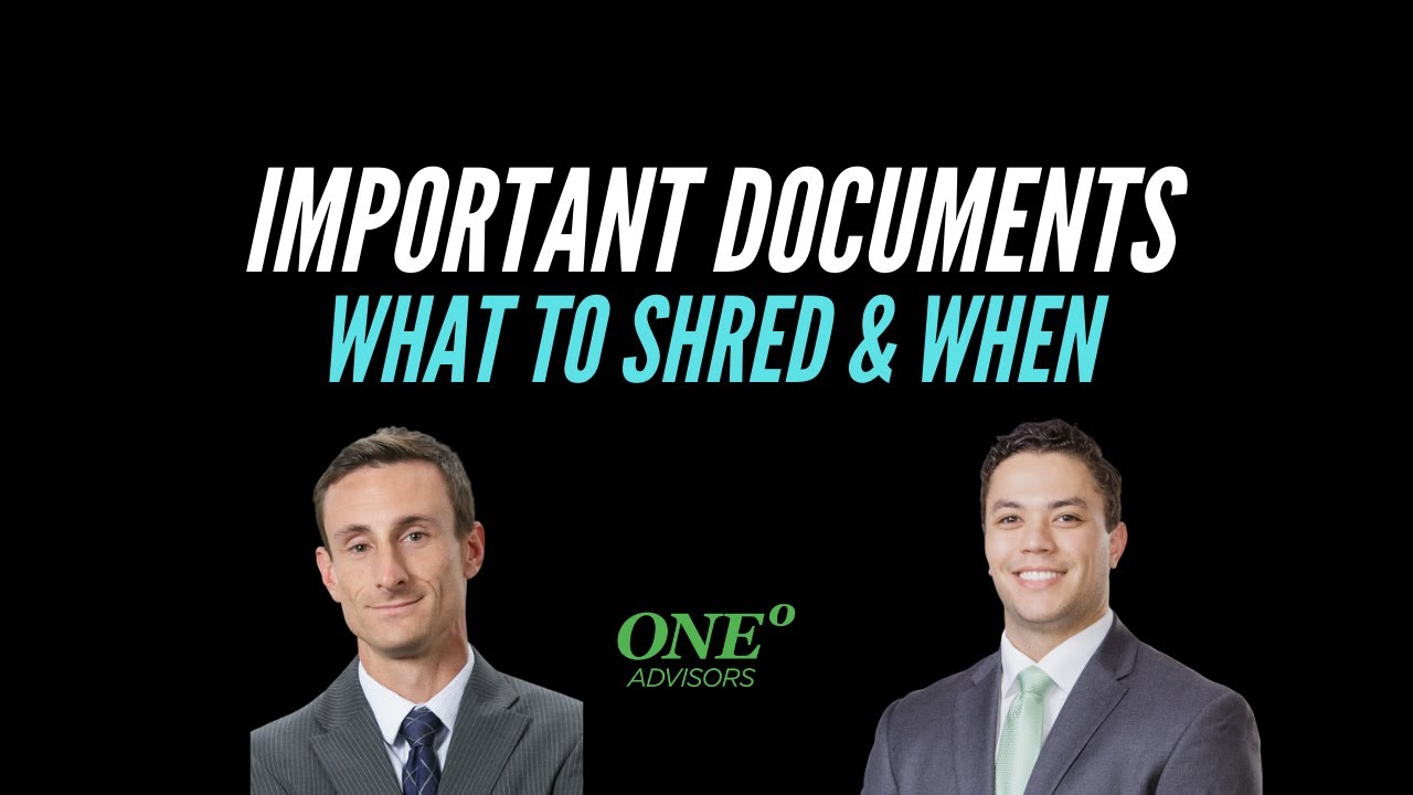 What Documents to Shred and When