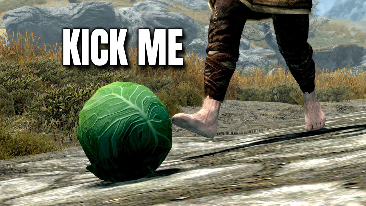 Kicking a Cabbage from Riften to Solitude