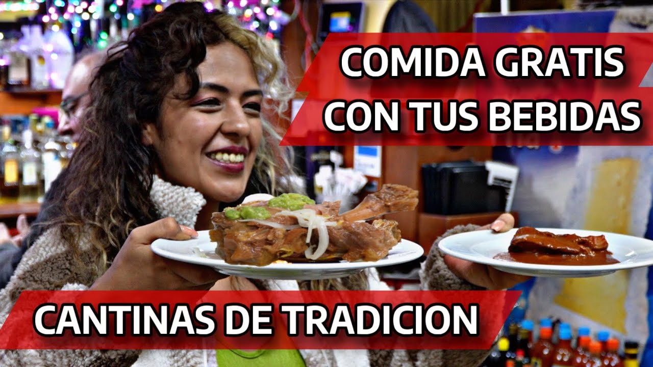 La MEJOR CANTINA en CDMX!! COMIDA GRATIS al COMPRAR 3 BEBIDAS - Crudeo time