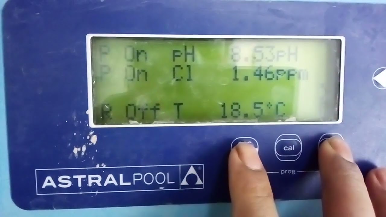 Astralpool controller setting