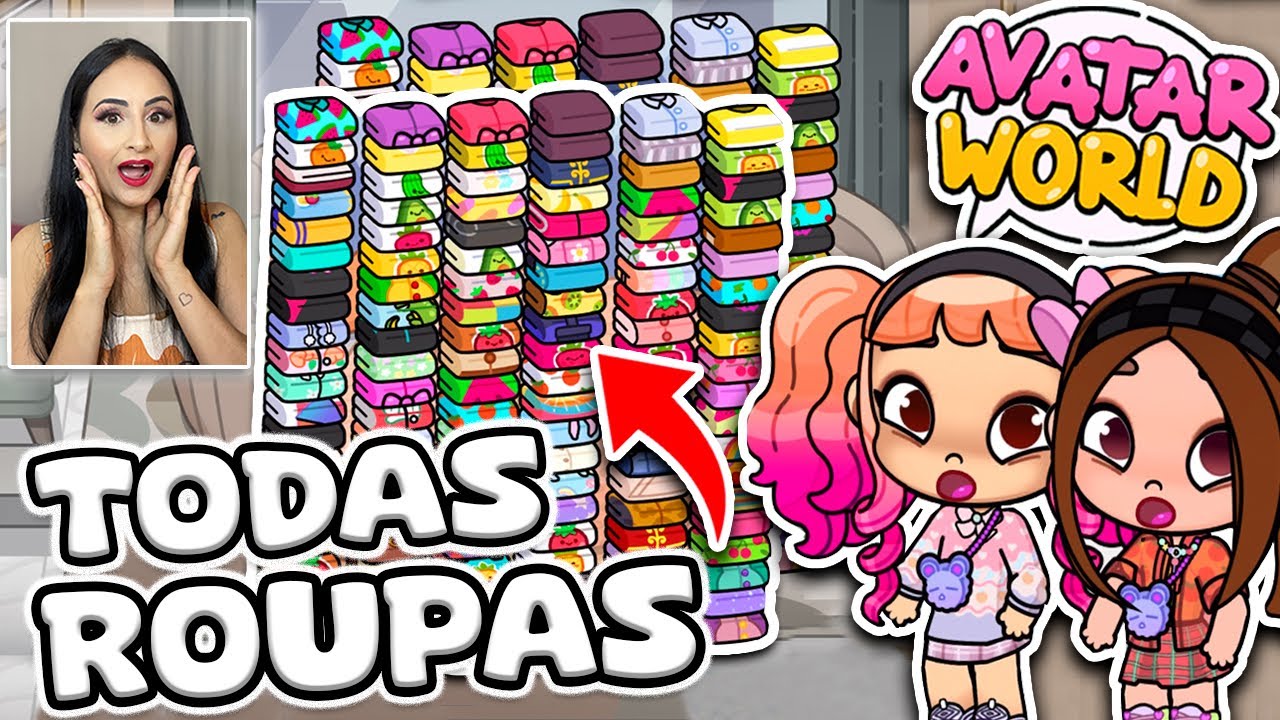 ENCONTRANDO TODAS AS ROUPAS DO JOGO AVATAR WORLD | Mary Games