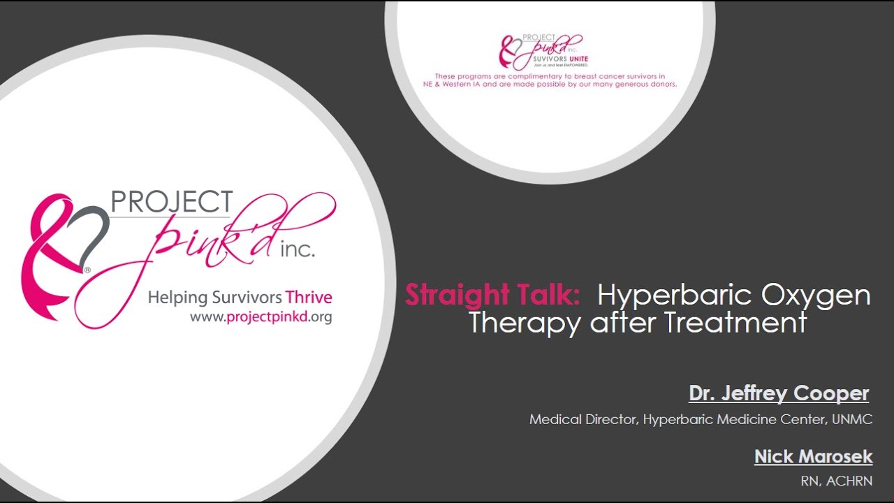 Straight Talk: Ask An Expert - Hyperbaric Oxygen Therapy after Treatment