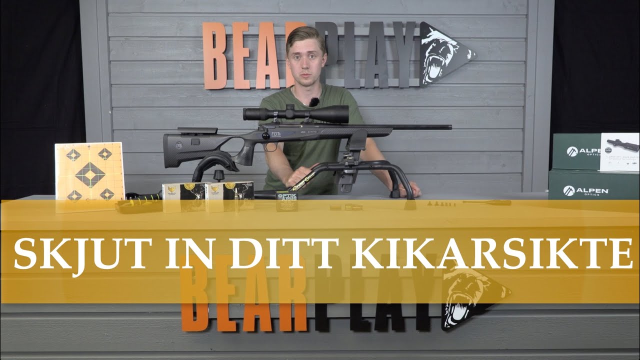 Skjut in ditt kikarsikte